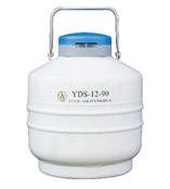 成都金凤贮存型液氮生物容器（中）YDS-12-90,含九个120MM高的提筒