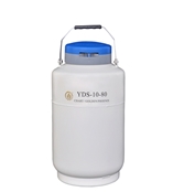 成都金凤贮存型液氮生物容器（中）YDS-10-80,含六个120MM高的提筒