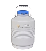 成都金凤贮存型液氮生物容器（小）YDS-6,含六个120MM高的提筒